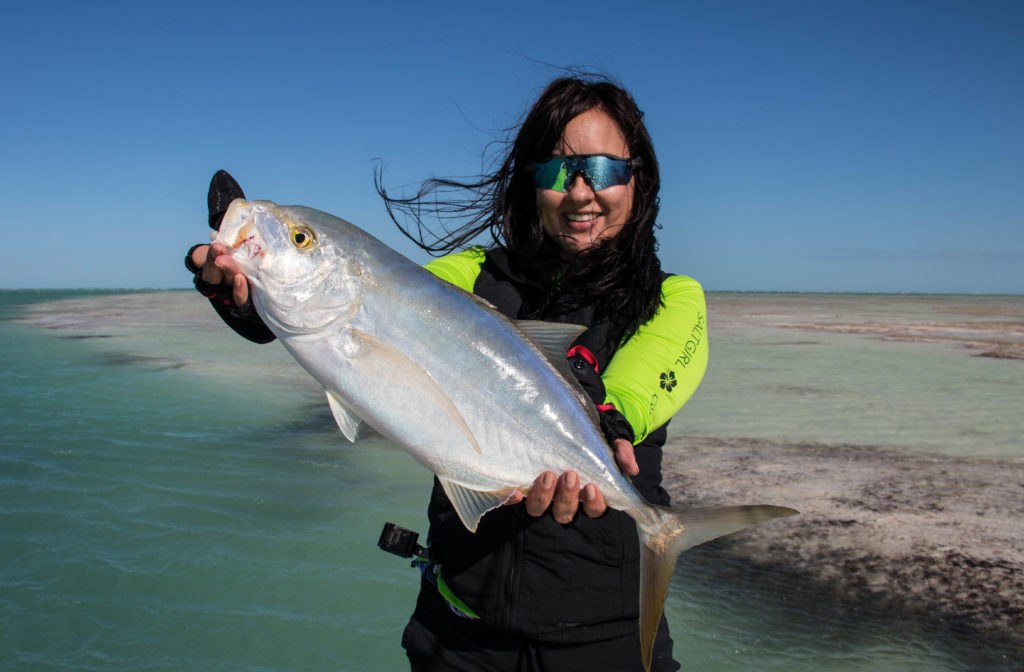 We have many different types of jacks here in the Florida Keys including this beautiful Yellow Jack.