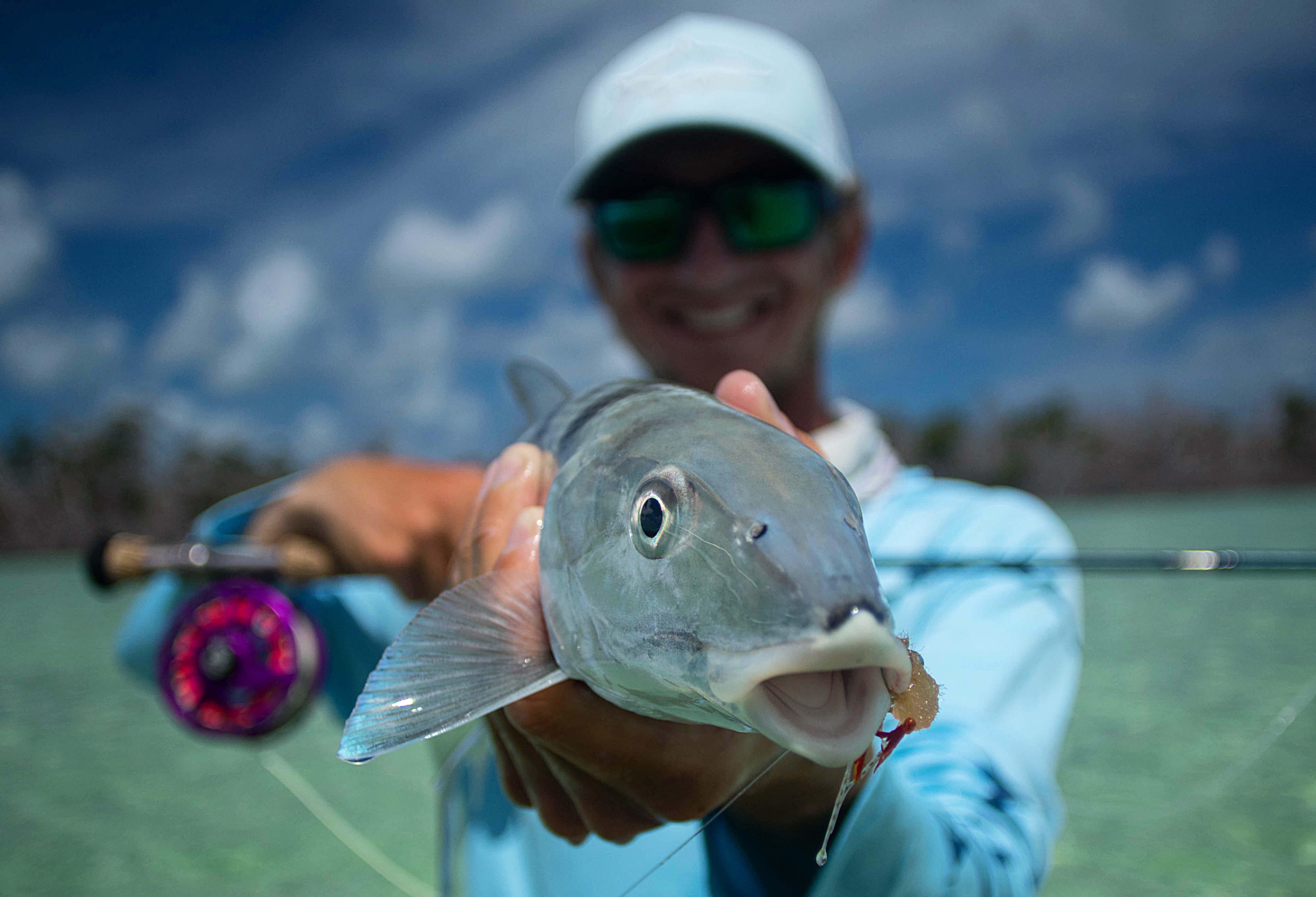 Catching bonefish on fly is a blast and the Florida Keys are one of the best places in the world to do it!