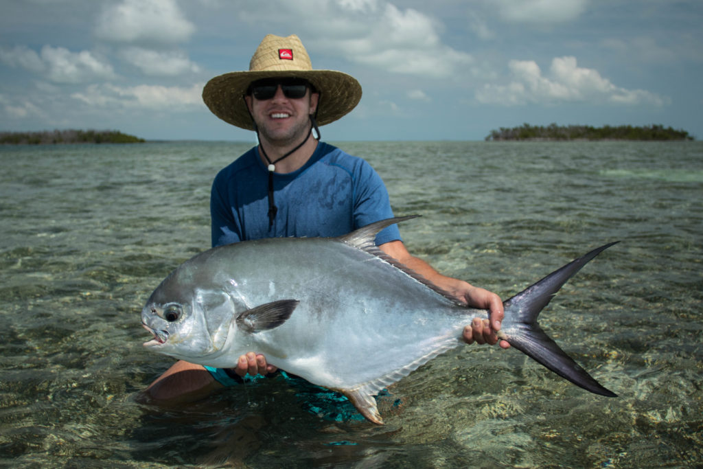 Sight fishing permit on the flats and in the backcountry off of Key West