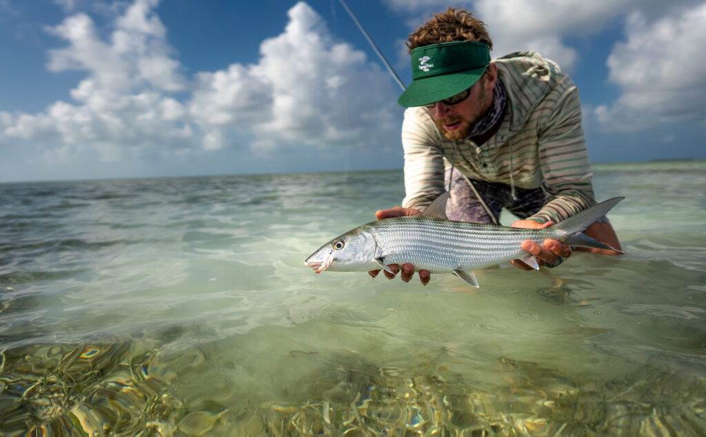 Summer time flyfishing, islamorada flats fishing